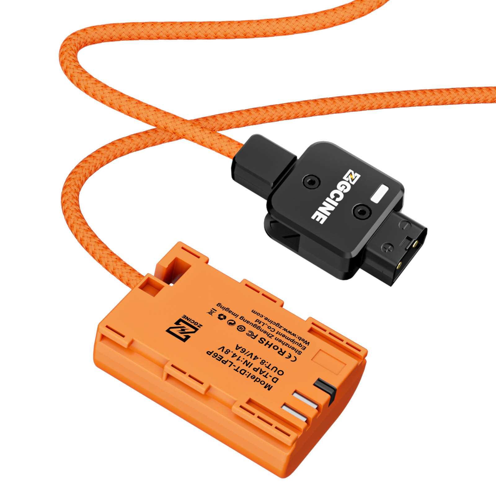Dummy accu-kabel Canon LP-E6P (D-Tap) - Afbeelding 2