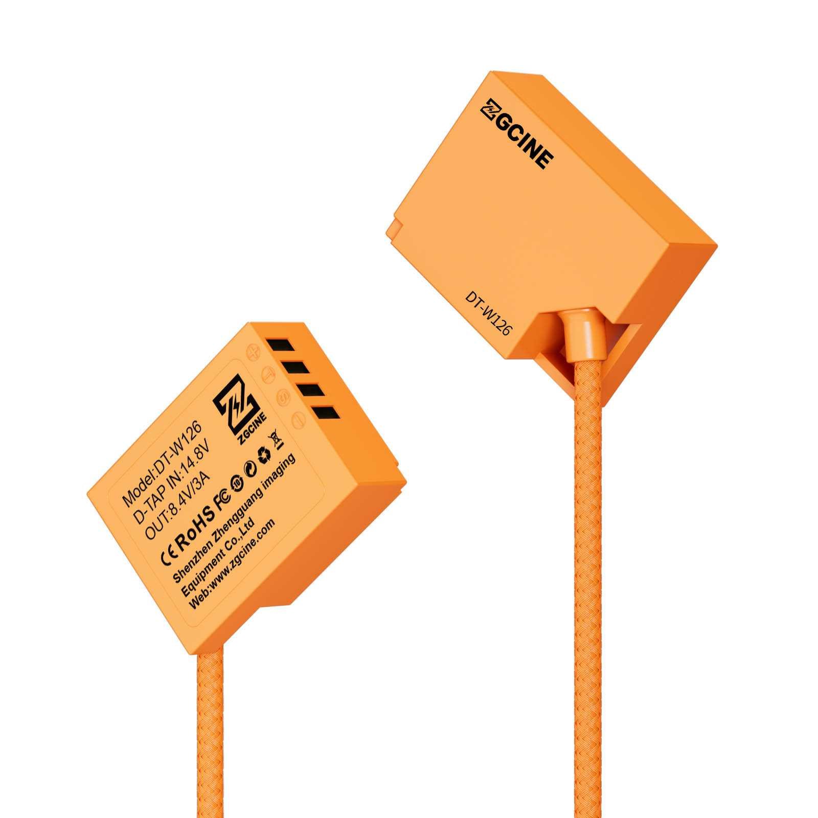 Dummy accu-kabel D-Tap naar Fujifilm NP-W126 - Afbeelding 4