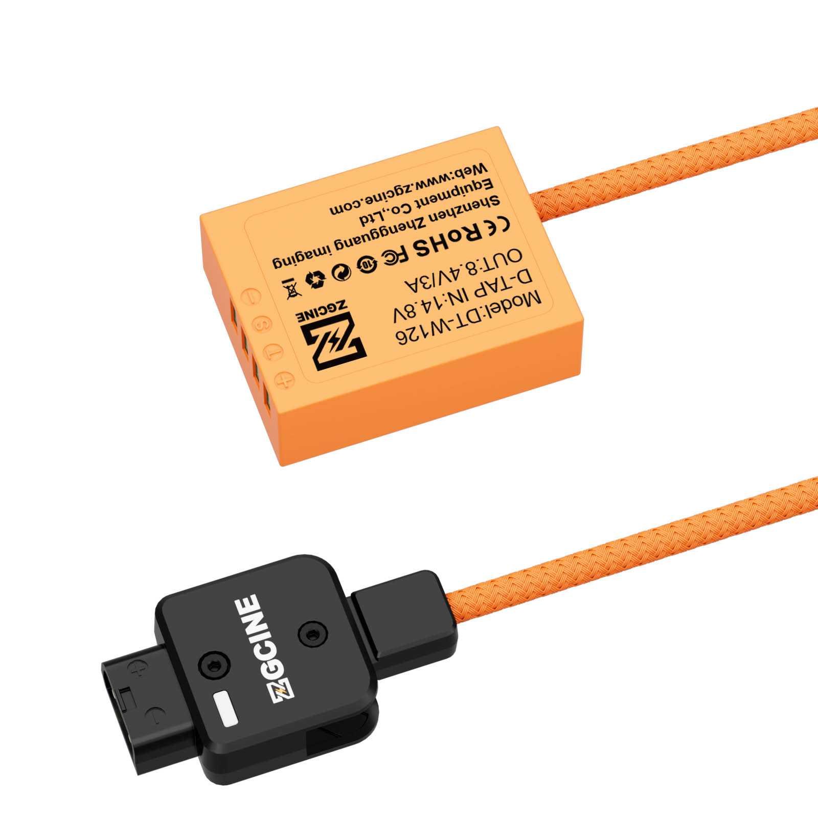 Dummy accu-kabel D-Tap naar Fujifilm NP-W126 - Afbeelding 5