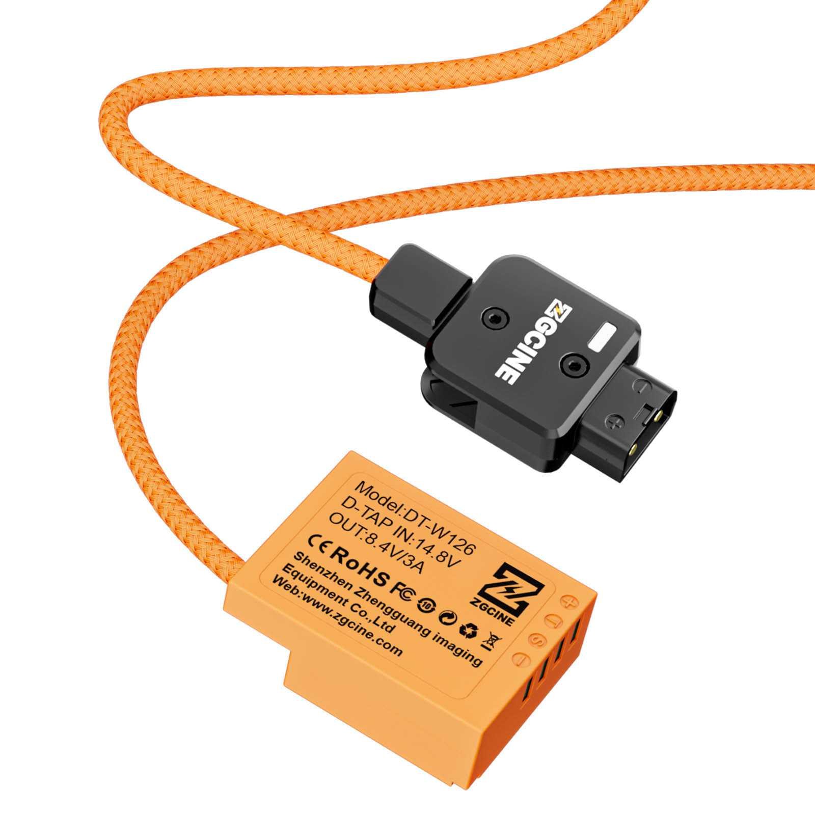 Dummy accu-kabel D-Tap naar Fujifilm NP-W126 - Afbeelding 6