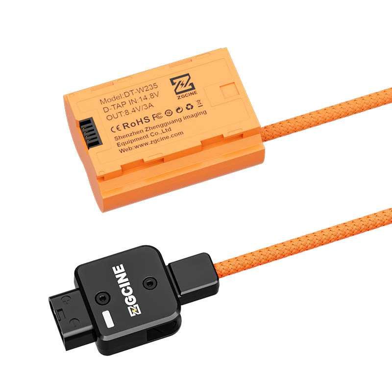 D-Tap to Fujifilm NP-W235 Dummy Battery Cable - Afbeelding 4