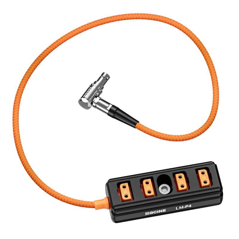 Lemo 2 Pin Male to 4 D-tap Port Splitter Adapter - Afbeelding 2