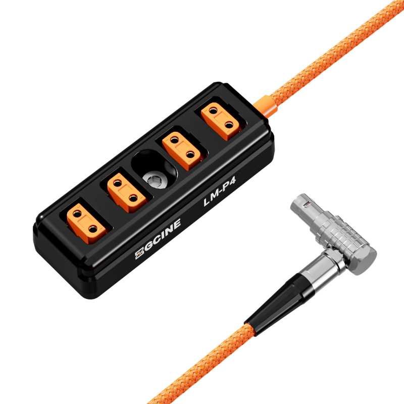 Lemo 2 Pin Male to 4 D-tap Port Splitter Adapter - Afbeelding 3