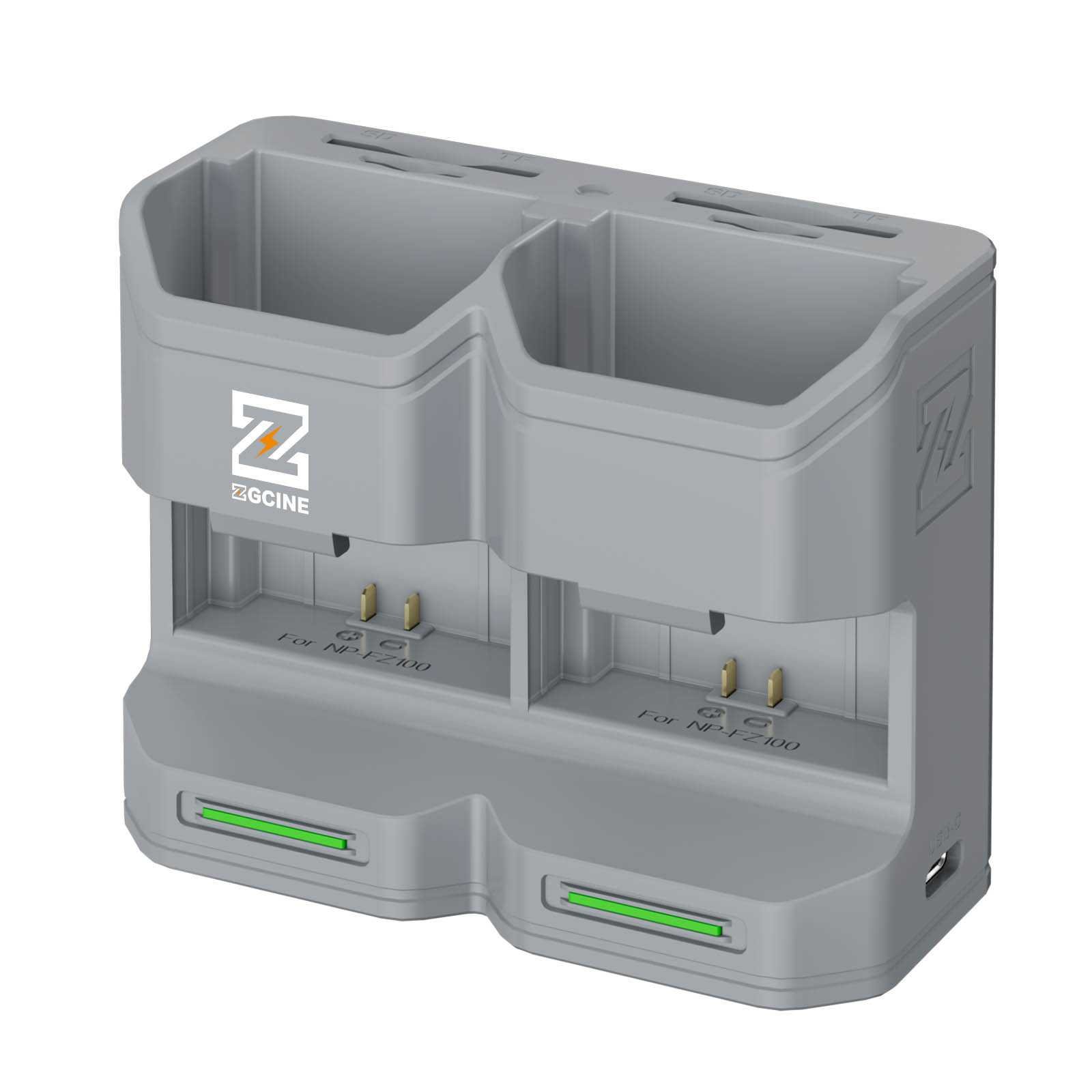 Charging case voor 2 accu's Sony NP-FZ100 - Afbeelding 2