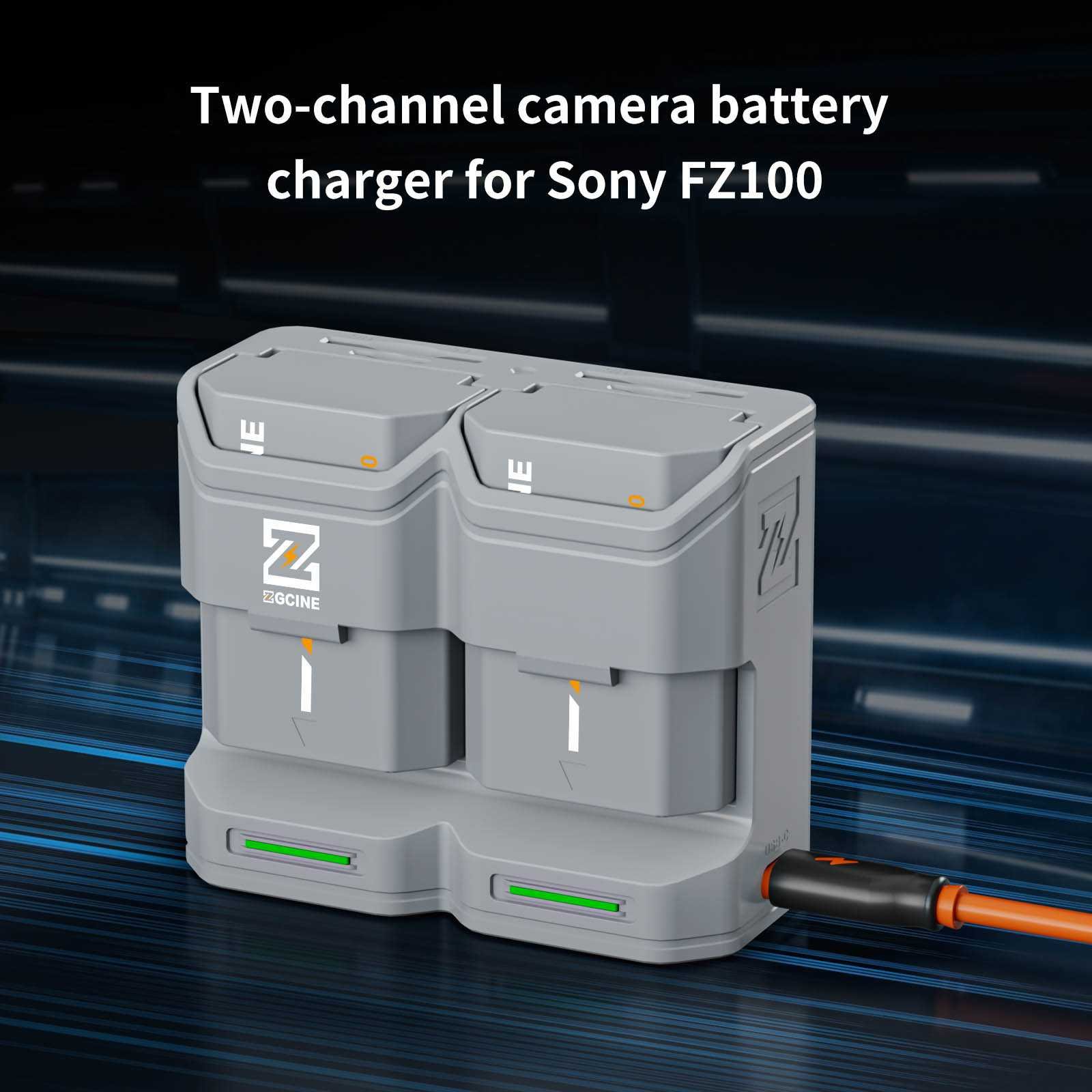 Charging case voor 2 accu's Sony NP-FZ100 - Afbeelding 7