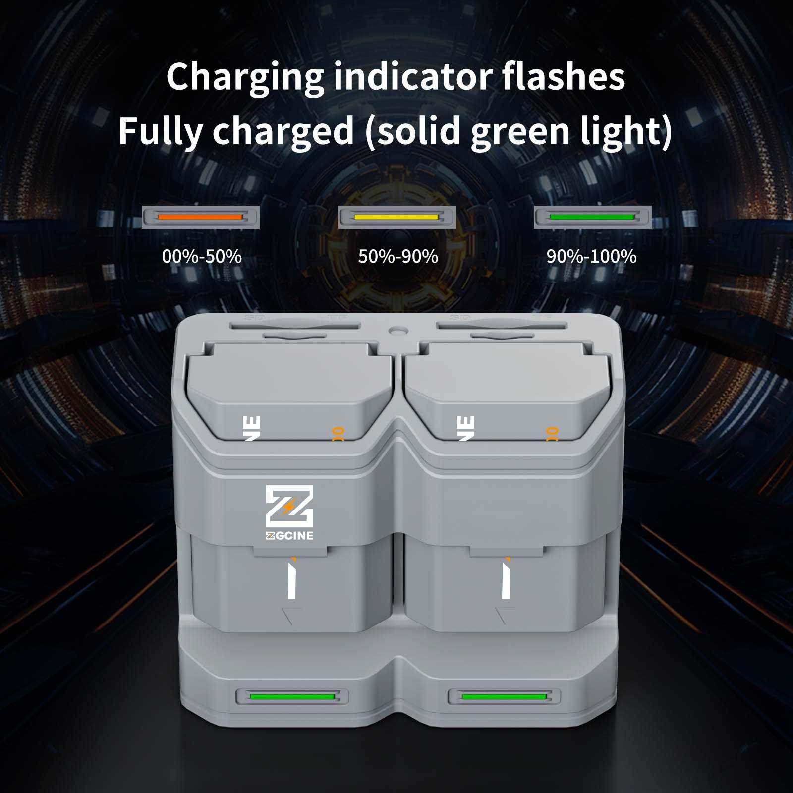 Charging case voor 2 accu's Sony NP-FZ100 - Afbeelding 8