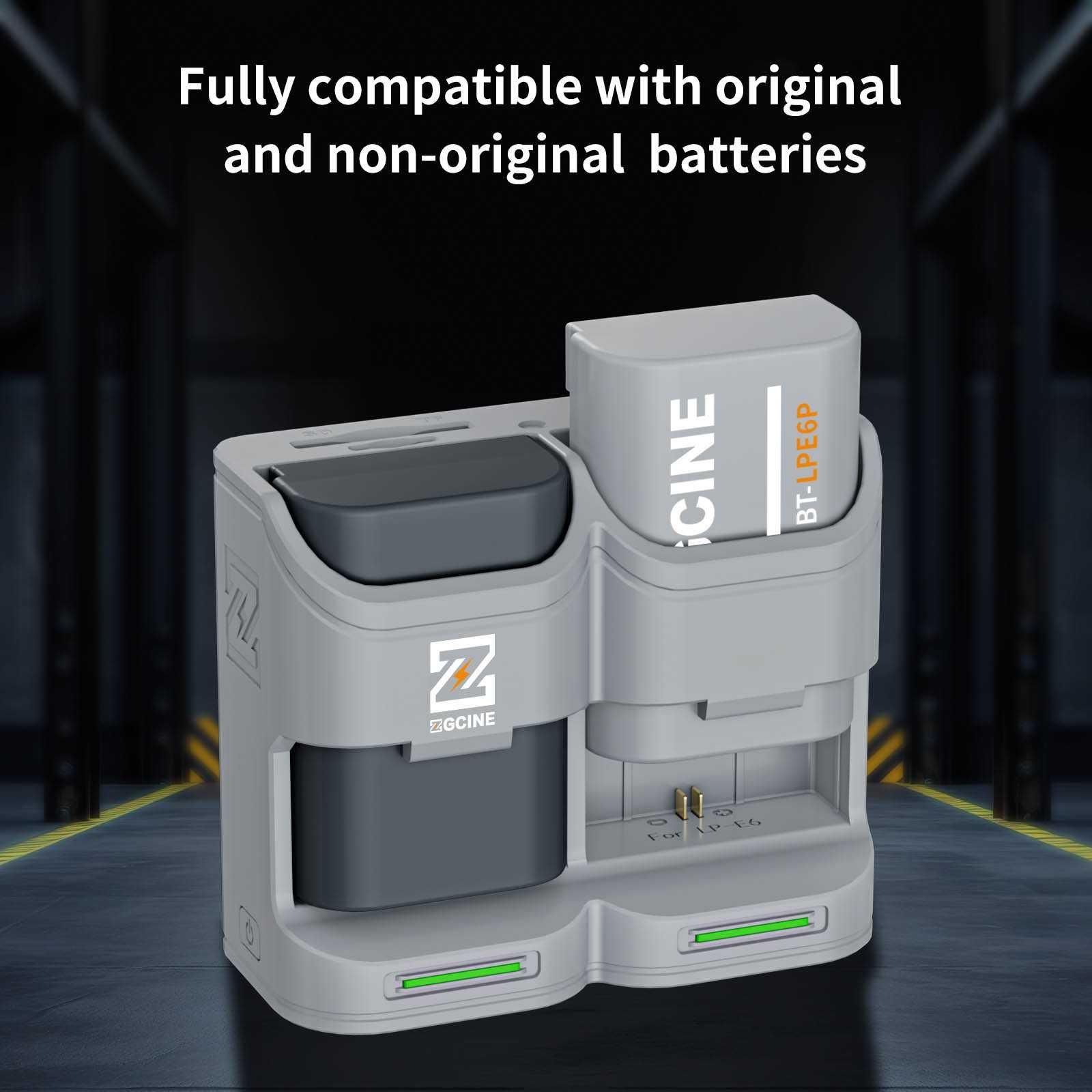 Charging case voor 2 accu's Canon LP-E6 - Afbeelding 14
