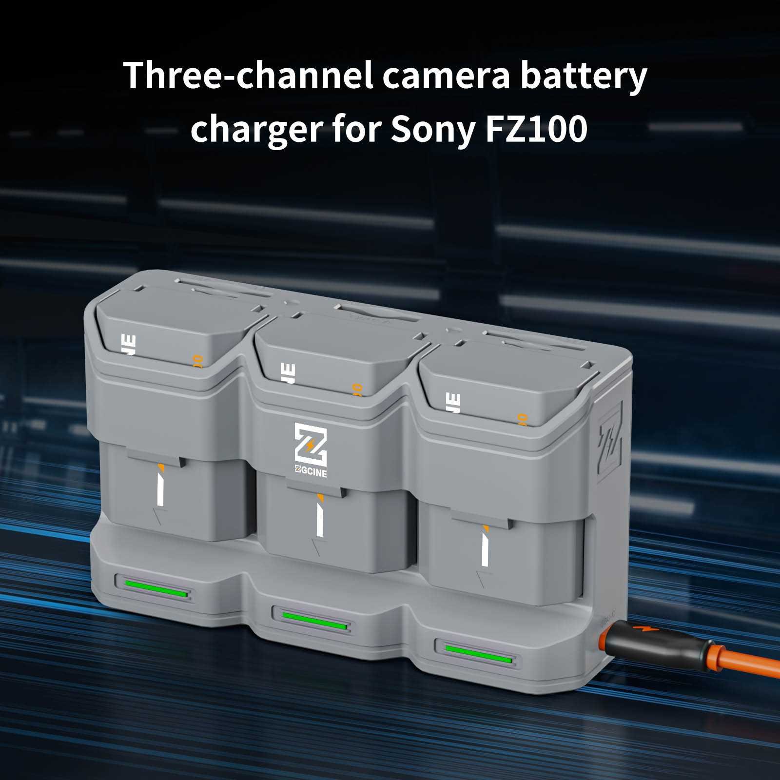 Charging case 3X inclusief 3 accu's Sony NP-FZ100 - Afbeelding 10