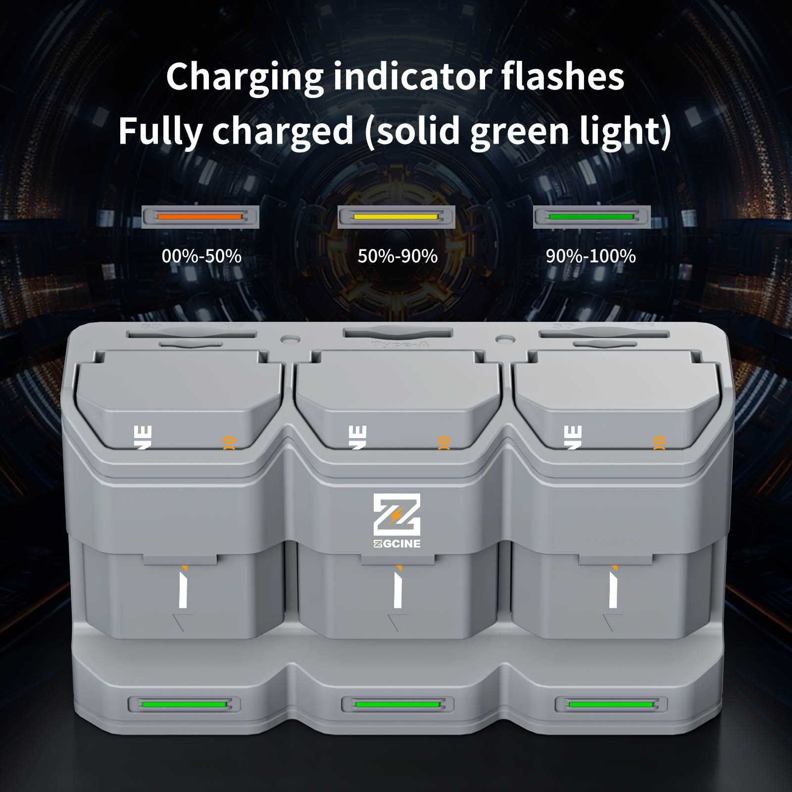 Charging case 3X inclusief 3 accu's Sony NP-FZ100 - Afbeelding 11