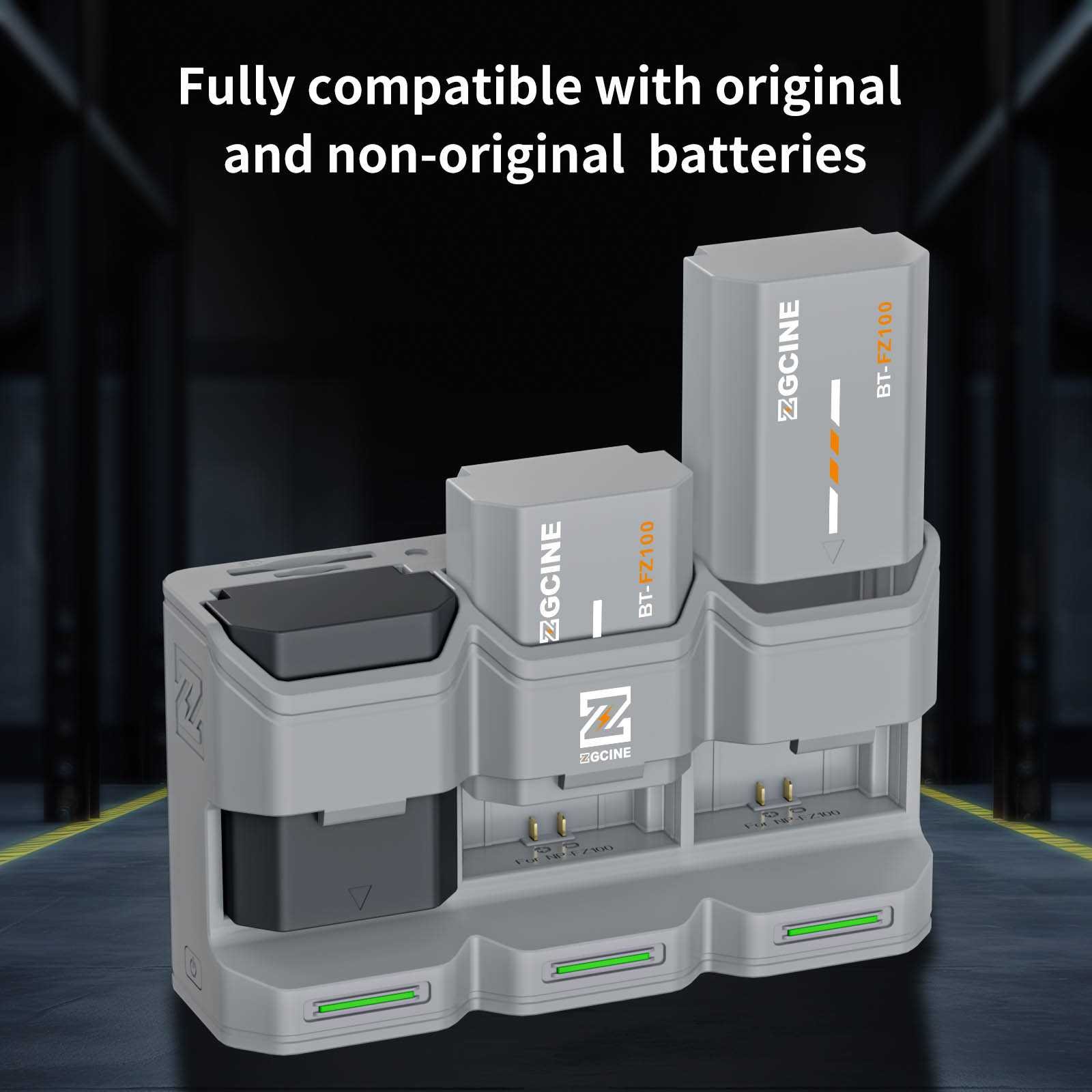 Charging case voor 3 accu's Sony NP-FZ100 - Afbeelding 14
