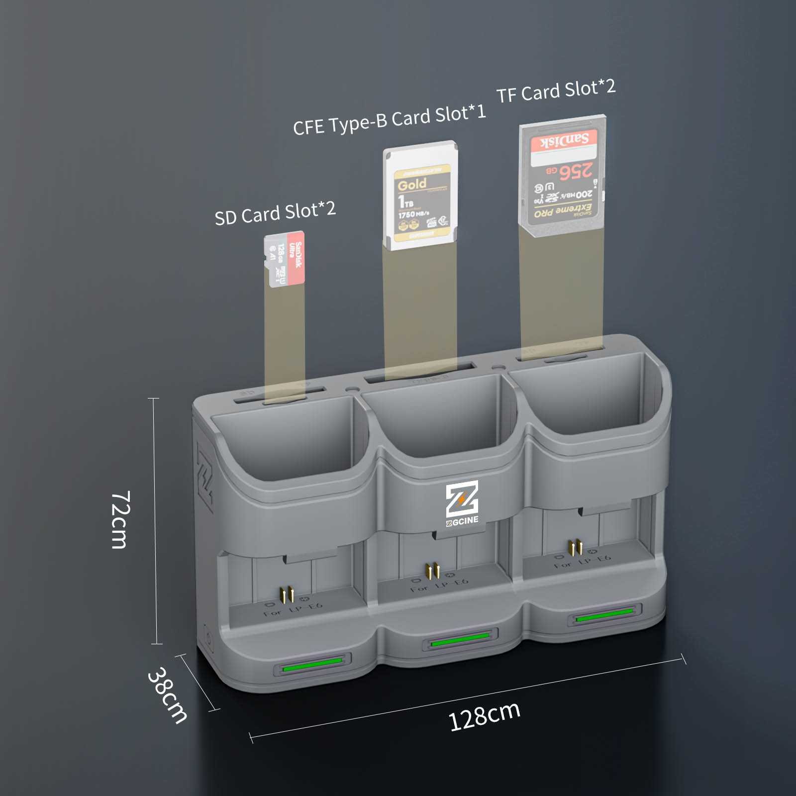 Charging case 3X inclusief 3 accu's Canon LP-E6P - Afbeelding 15