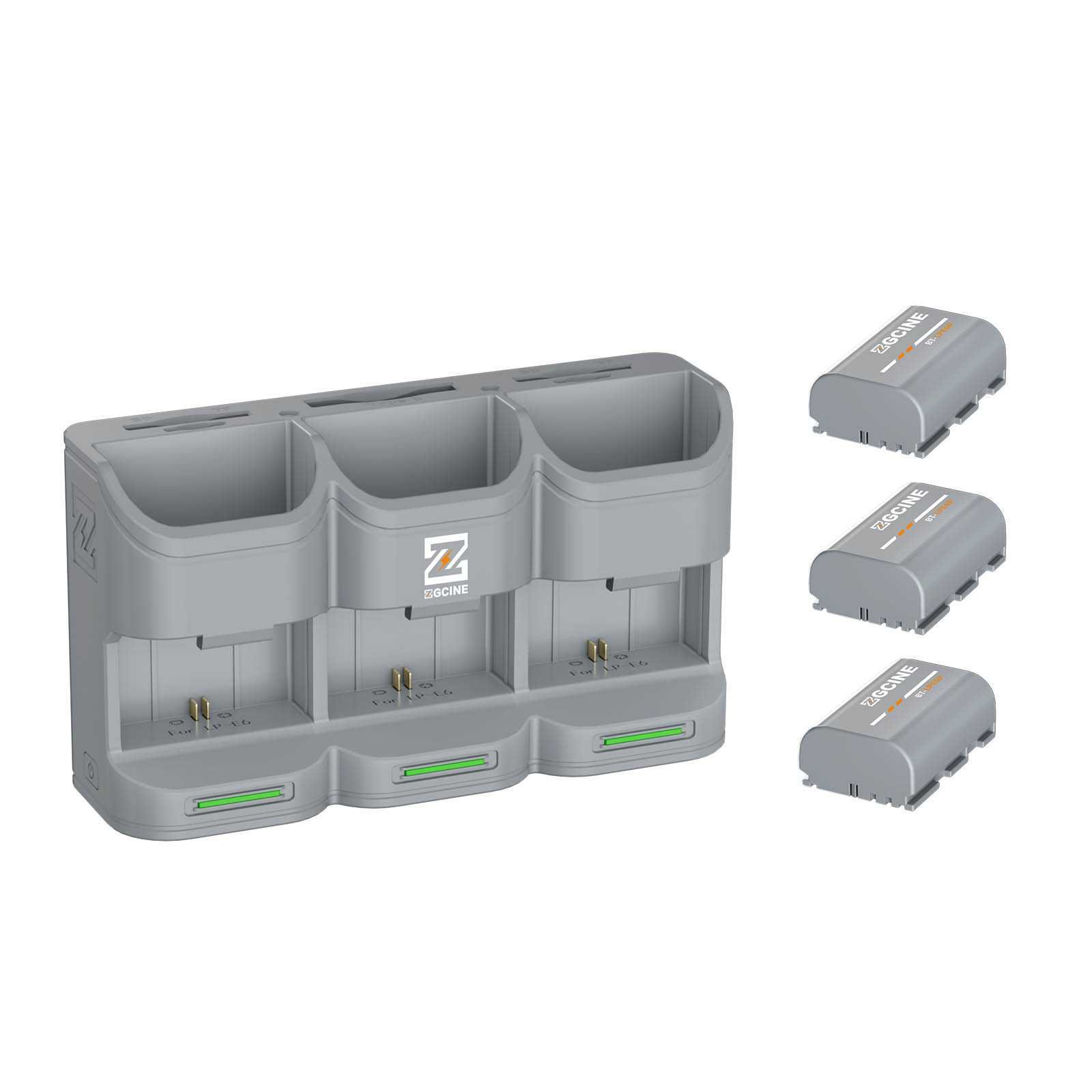 Charging case 3X inclusief 3 accu's Canon LP-E6P - Afbeelding 2