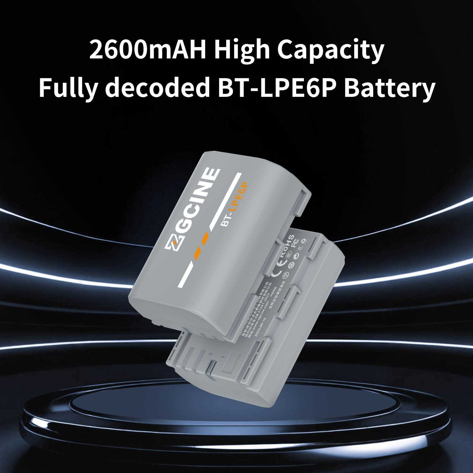 Charging case 3X inclusief 3 accu's Canon LP-E6P - Afbeelding 23