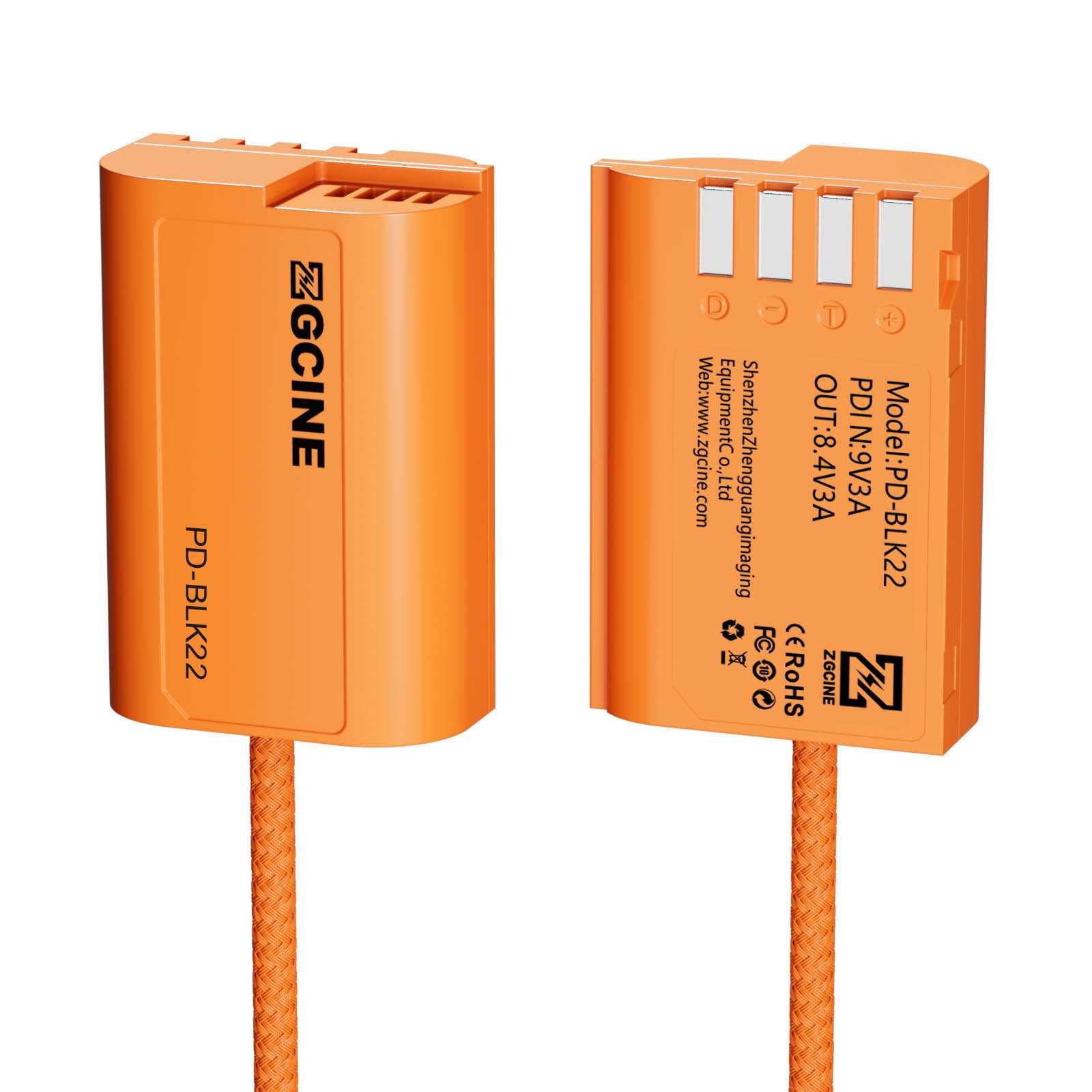 Dummy accu-kabel Panasonic BLK22 (USB-C) - Afbeelding 5