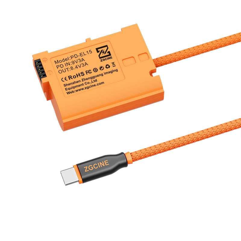 Dummy accu-kabel Nikon EL15 (USB-C) - Afbeelding 2