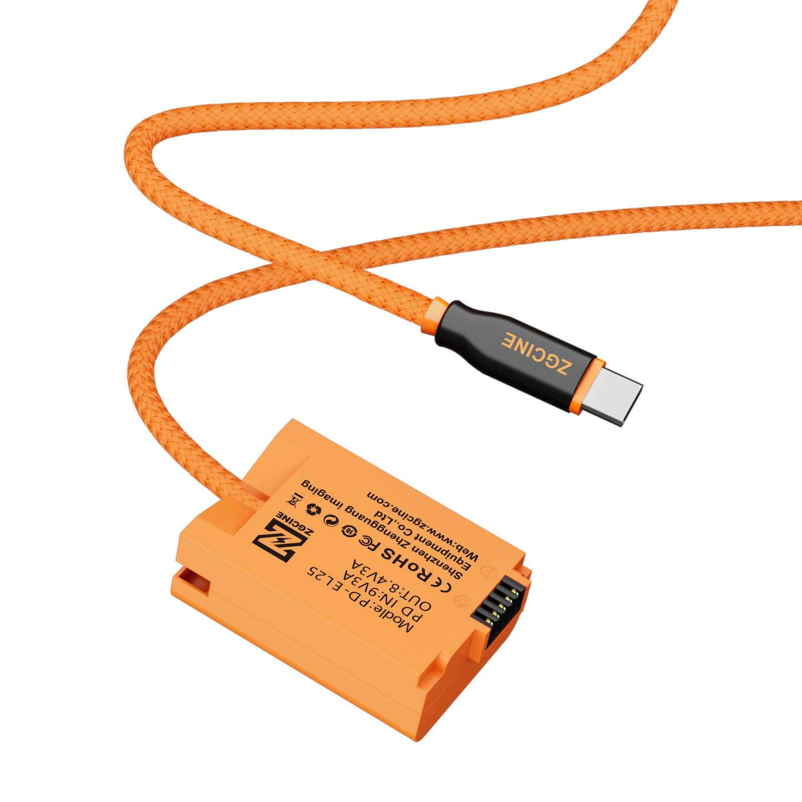 Dummy accu-kabel Nikon EL25 (USB-C) - Afbeelding 3