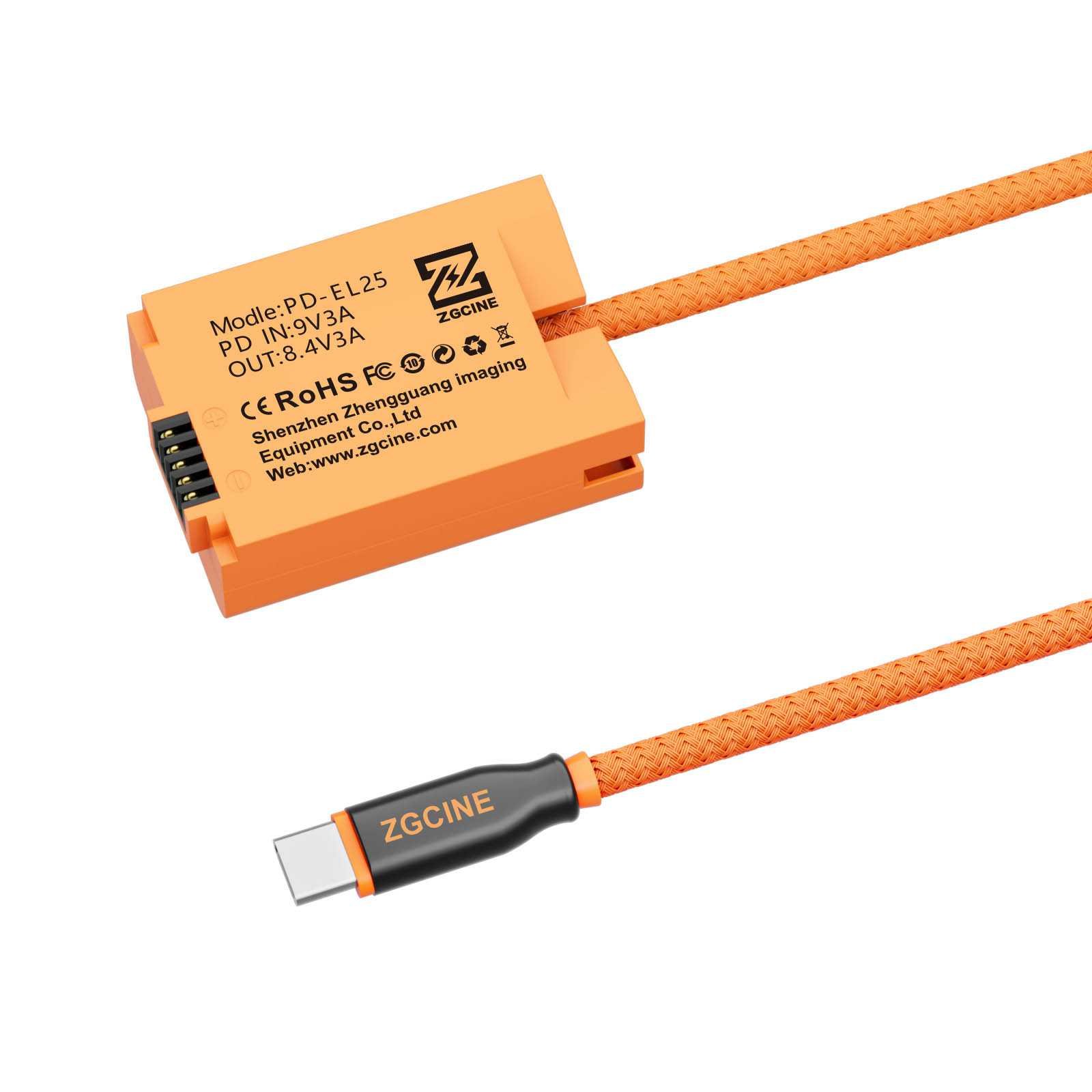 Dummy accu-kabel Nikon EL25 (USB-C) - Afbeelding 4