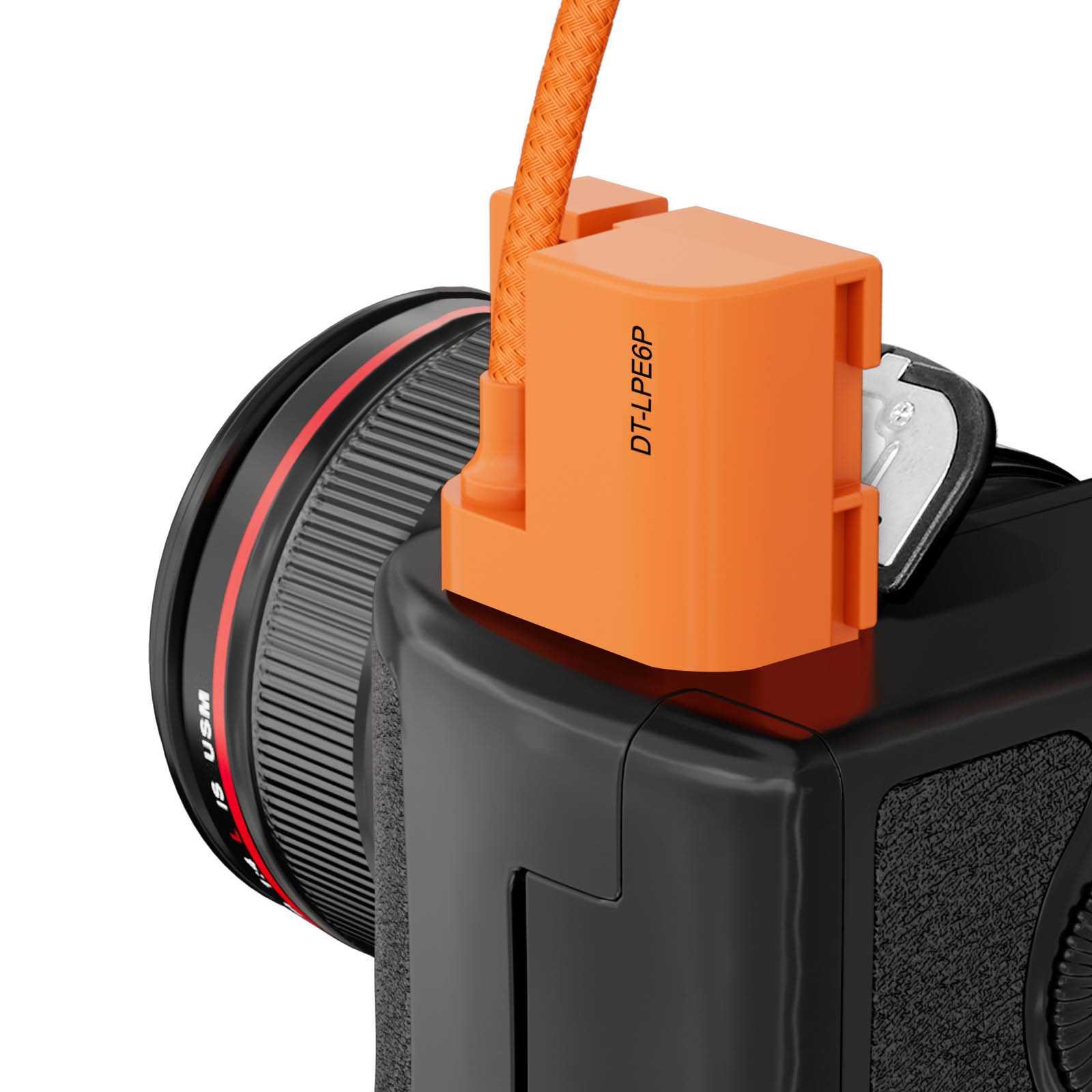 Dummy accu-kabel Canon LP-E6P (USB-C) - Afbeelding 5