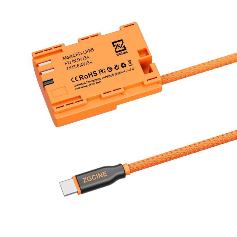 USB-C to LPE6 Dummy Battery Cable - Afbeelding 2