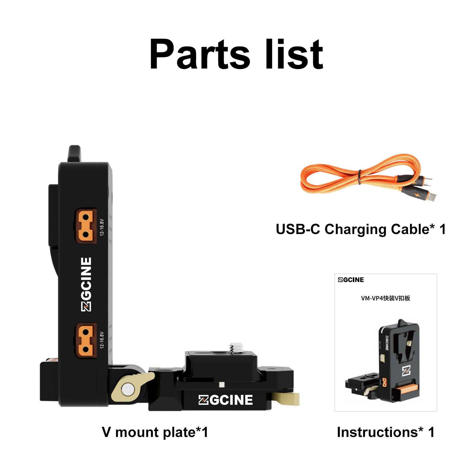 V-Mount Plate Quick Release - Afbeelding 11