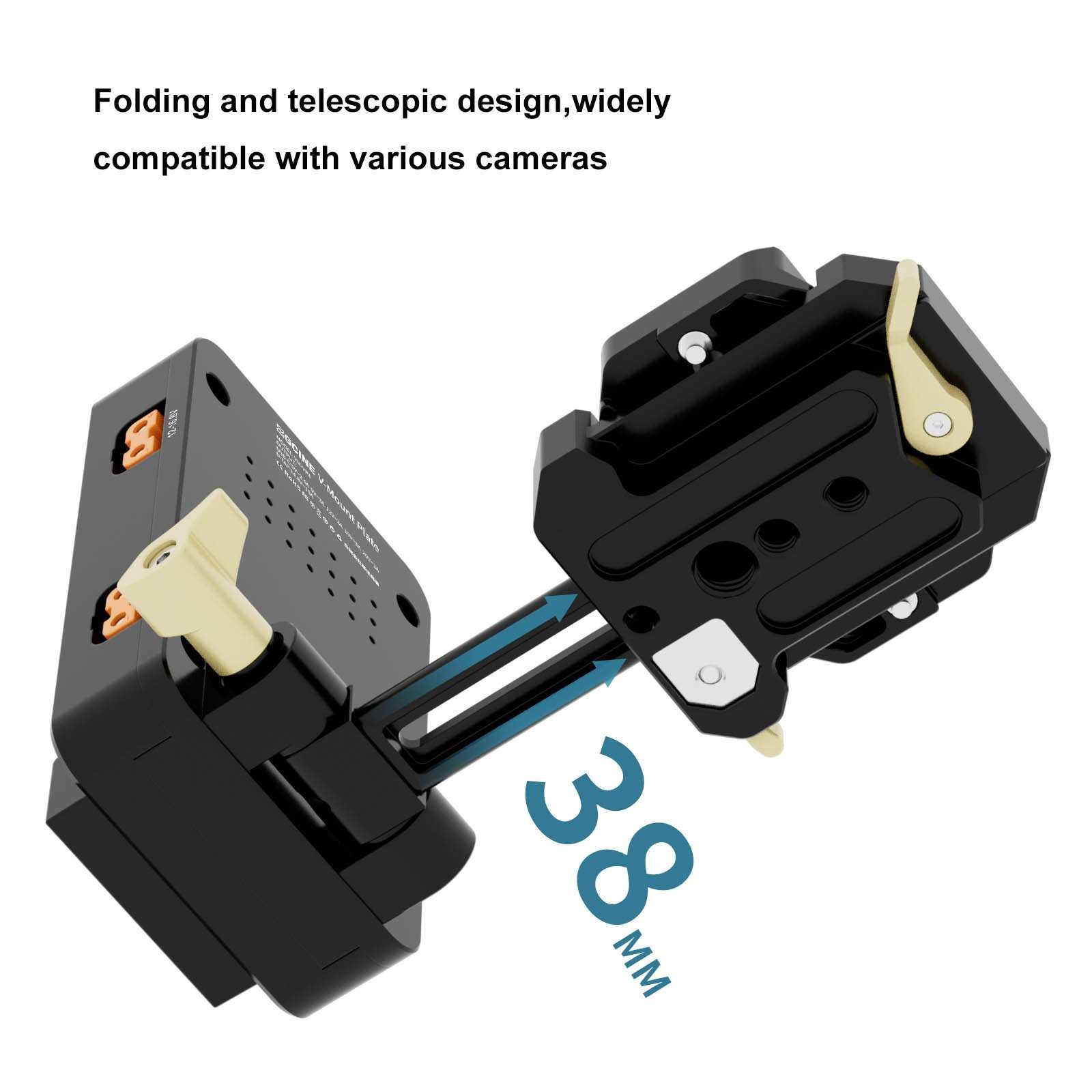 V-Mount Plate Quick Release - Afbeelding 9
