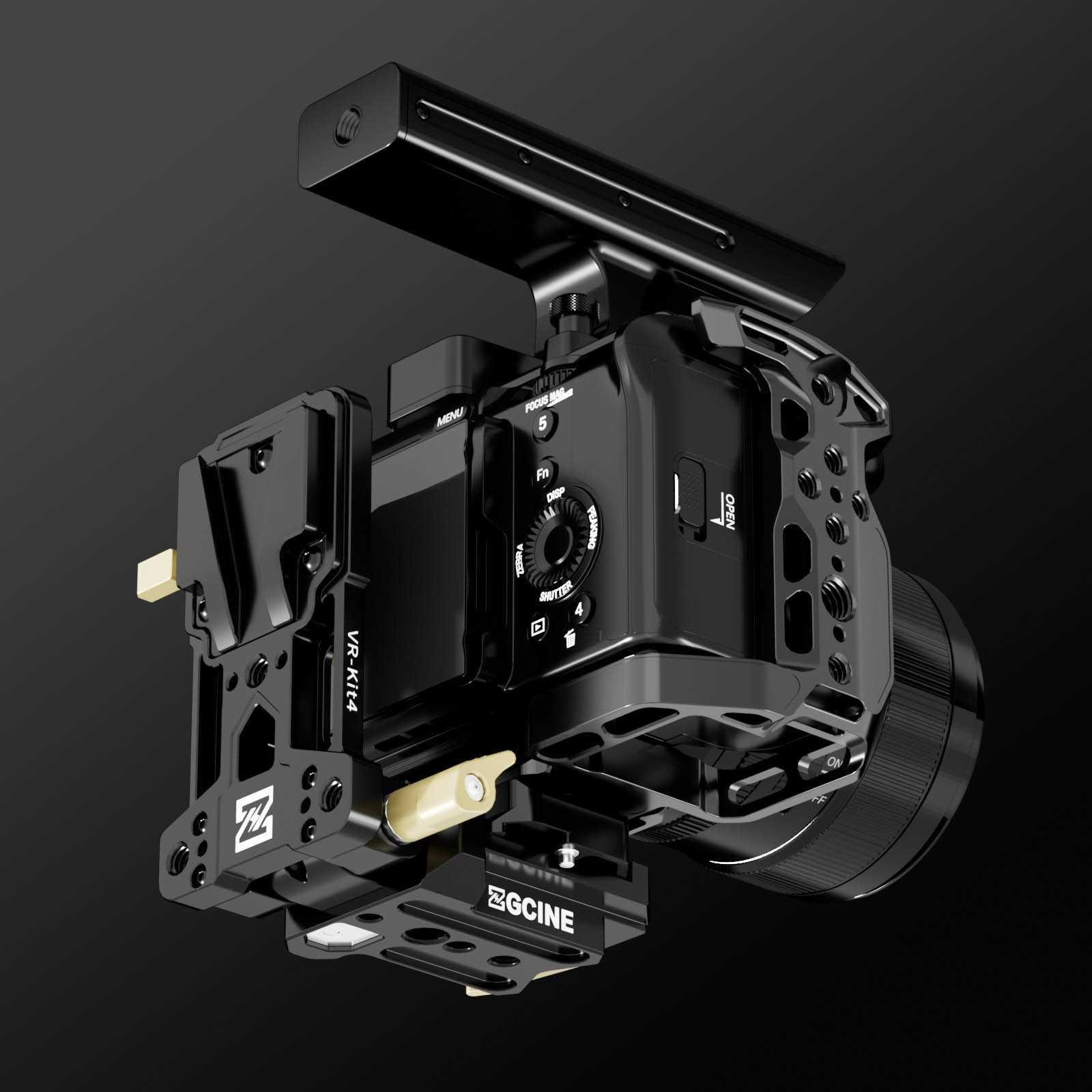 V-mount plate with arca swiss QR plate - Afbeelding 10