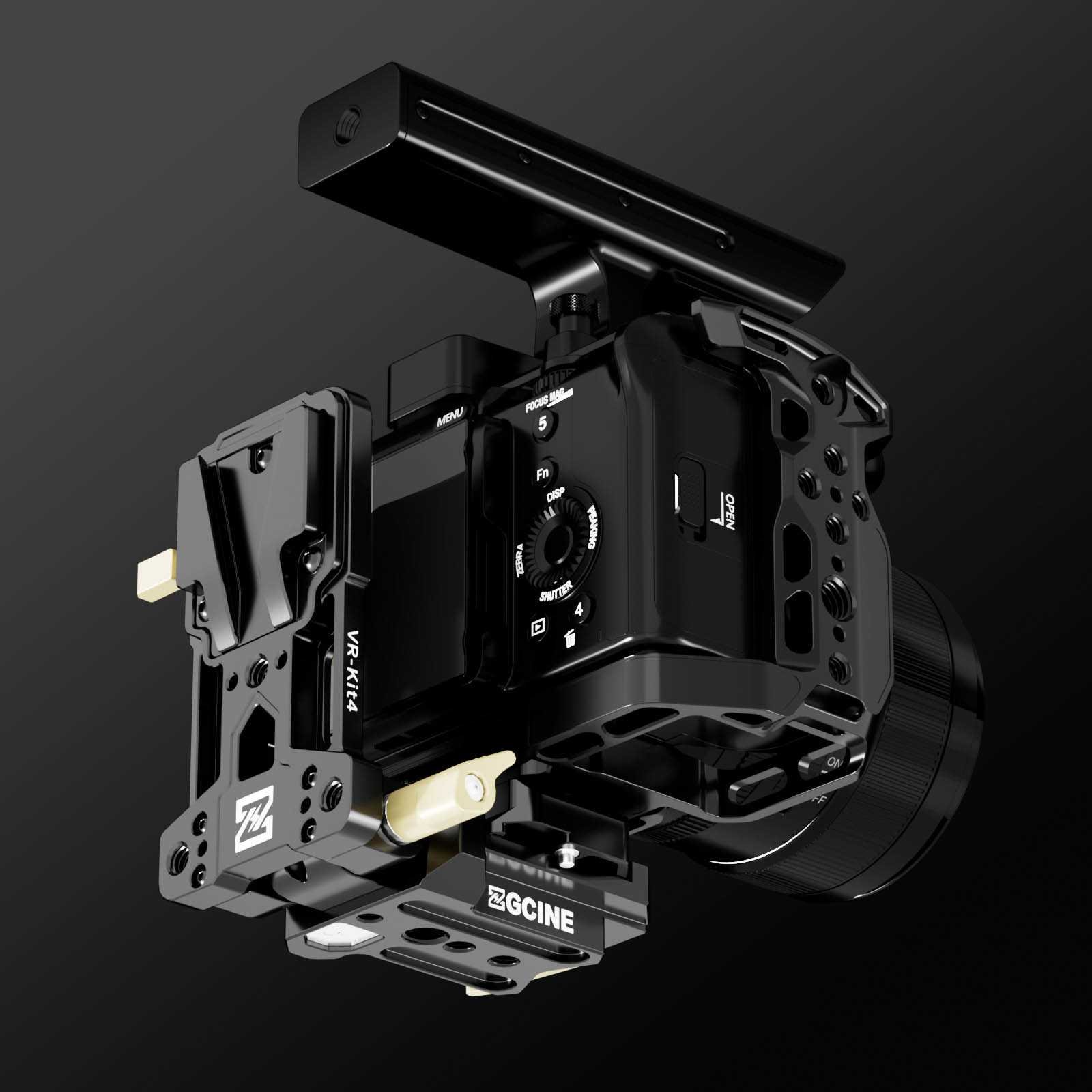 V-mount plate with arca swiss QR plate - Afbeelding 11