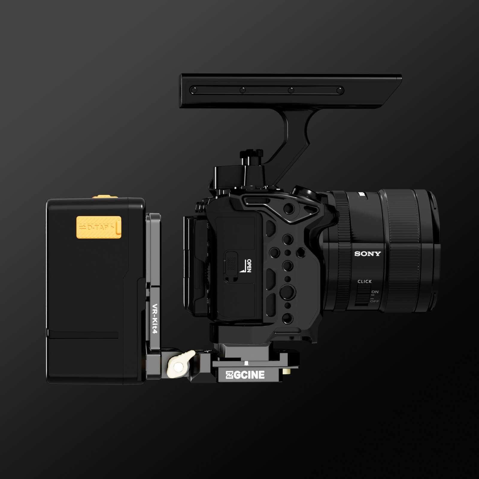 V-mount plate with arca swiss QR plate - Afbeelding 12