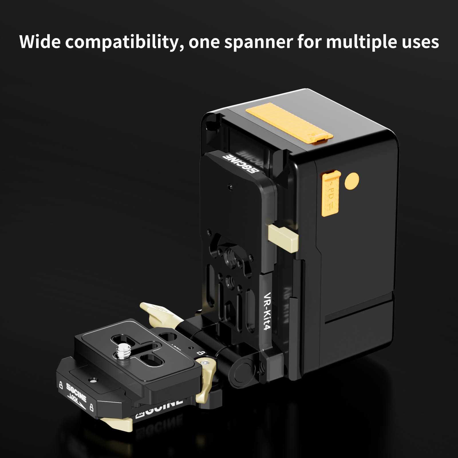 V-mount plate with arca swiss QR plate - Afbeelding 6