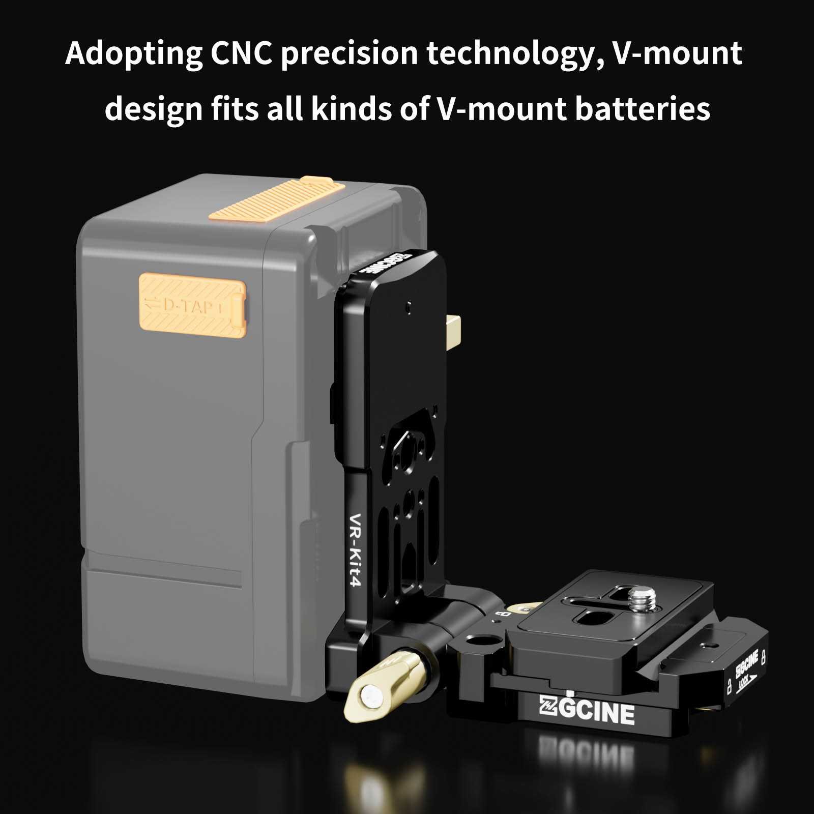V-mount plate with arca swiss QR plate - Afbeelding 7