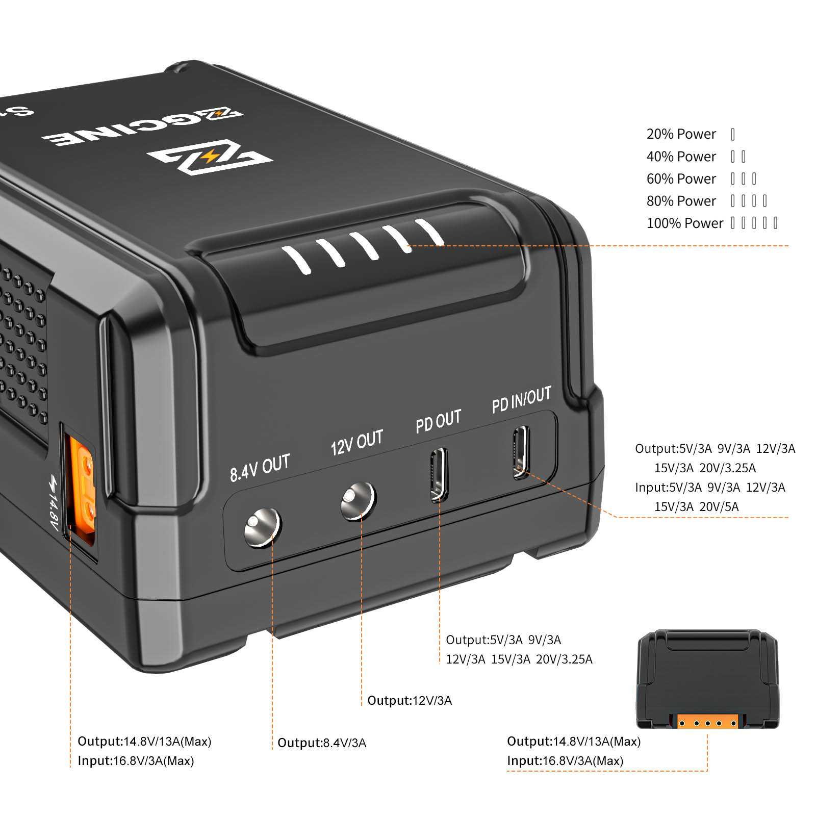 V-Mount Battery 133Wh S-series - Afbeelding 4