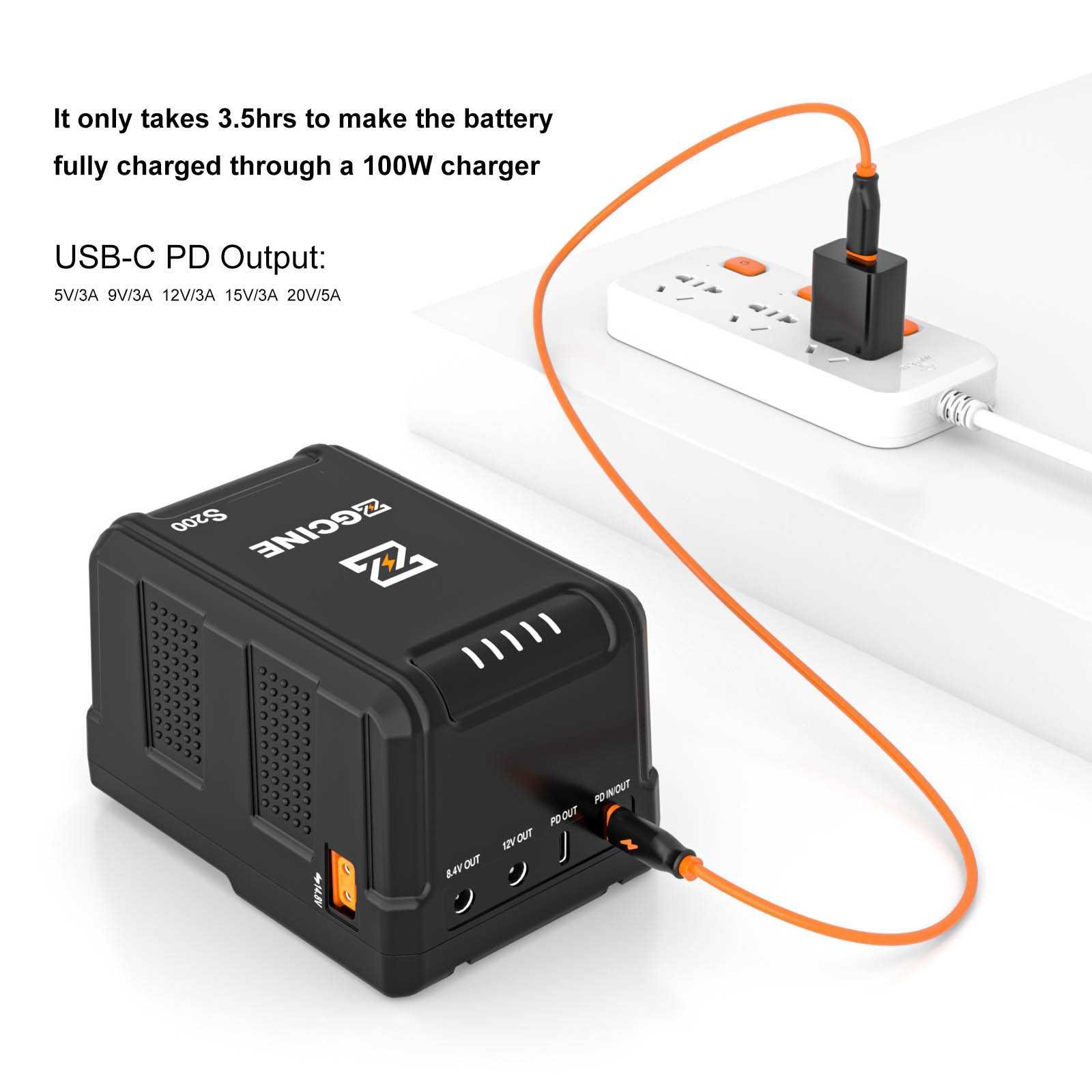 V-Mount Battery 200Wh S-series - Afbeelding 5