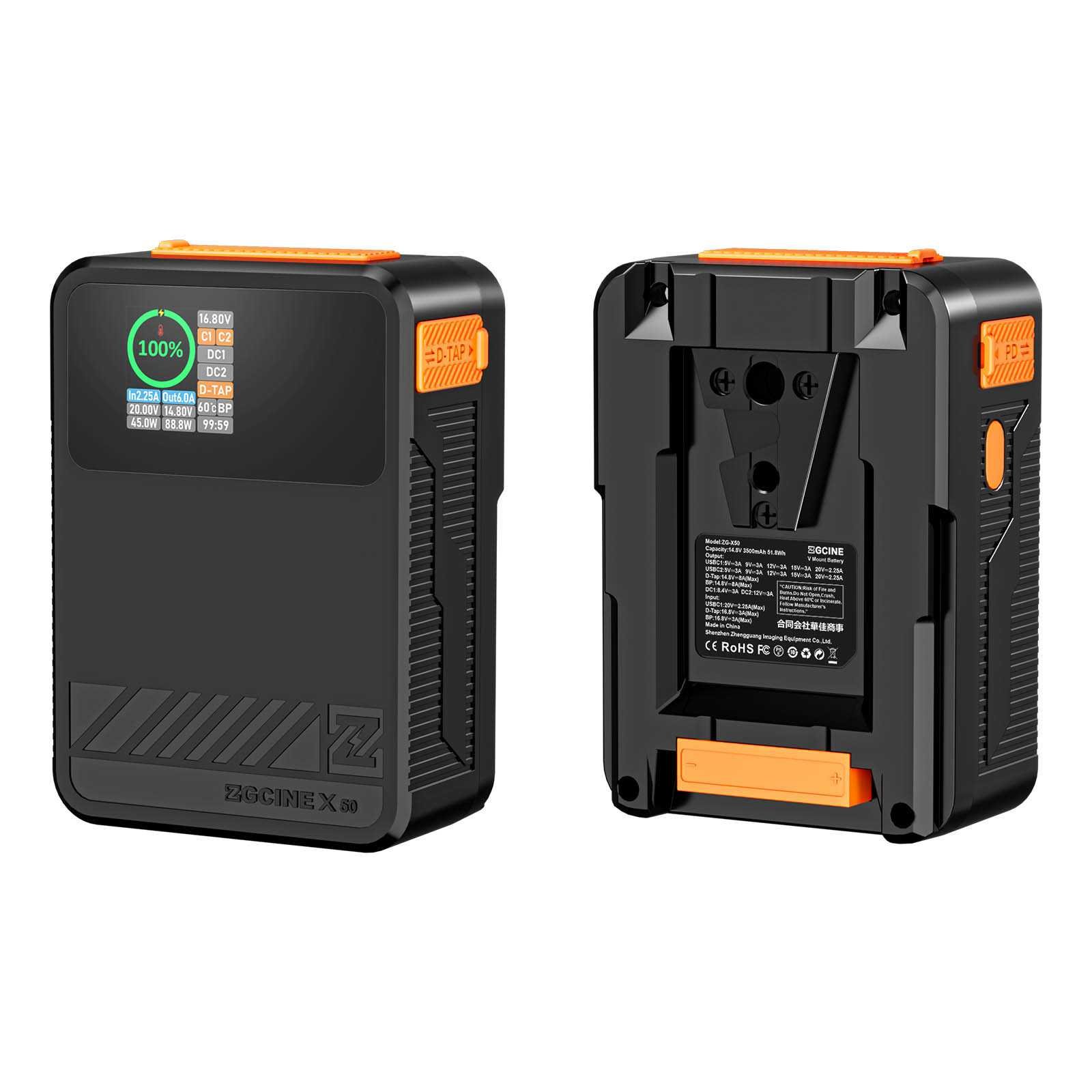 V-Mount Battery 52Wh X-series - Afbeelding 4